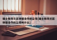 瑞士和荷兰区块链合作的公司[瑞士和荷兰区块链合作的公司叫什么]